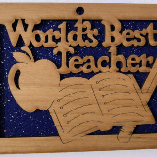 Best Teacher - Small Ornament without Crystals