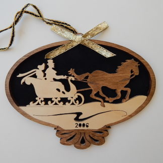 Country Sleigh Large Ornament