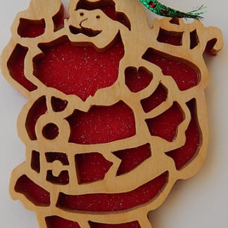Santa - Small Ornament without Crystals