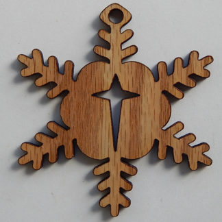 Snowflake - Small Ornament without Crystals
