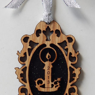 Candle - Small Ornament without Crystals