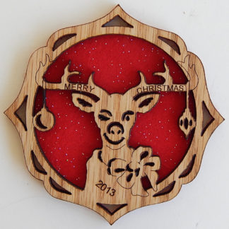 Deer - Small Ornament without Crystals