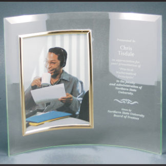 Vertical Glass Crescent