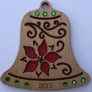 Bell #1 - Small Ornament with Crystals