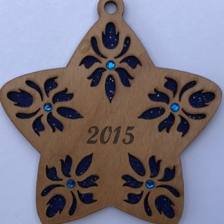 Star - Small Ornament with Crystals