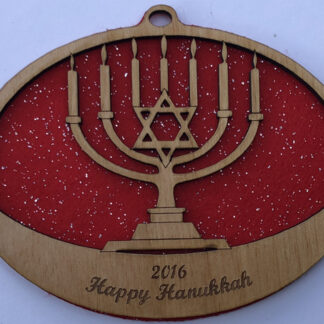 Hanukkah - Small Ornament without Crystals