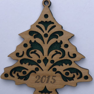Christmas Tree #1 - Small Ornament without Crystals