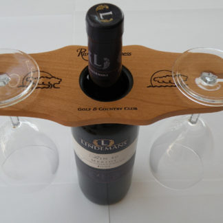 Wine Topper (2 holes) & 2 glasses