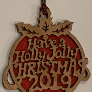 Holly Jolly Christmas - Small Ornament