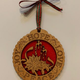 A Christmas Wreath 2022 - Small ornament without crystals